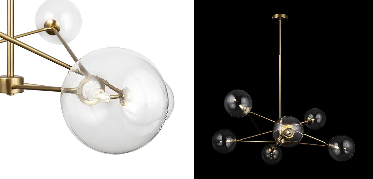Люстра Chandelier Constellation Orbs Transparent Люстра Chandelier Constellation Orbs Transparent - Loft-Concept в Челябинске