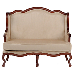 Диван двухместный из натурального бука бежевый Solid Luxury варинант исполнения - 1 | Loft Concept в Челябинске