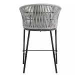 Стул барный с декоративным плетением на спинке и подлокотниках Chair Weave варинант исполнения - 4 | Loft Concept в Челябинске