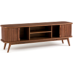 ТВ-тумба с двумя раздвижными дверцами Toinette Brown TV Stand варинант исполнения - 3 | Loft Concept в Челябинске