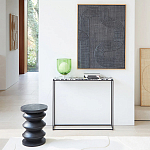 Фигурный приставной столик черного цвета AMORPHOUS варинант исполнения - 4 | Loft Concept в Челябинске