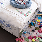 Дизайнерская кровать с системой хранения варинант исполнения - 4 | Loft Concept в Челябинске