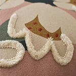 Подушка с цветочным принтом и кисточками Blooming Elegance Daisy варинант исполнения - 6 | Loft Concept в Челябинске