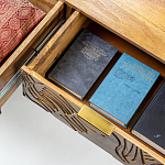 Комод с выдвижными ящиками и фактурным фасадом Termite варинант исполнения - 6 | Loft Concept в Челябинске