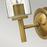 Бра с плафоном в форме цилиндра из прозрачного стекла с пузырьками Hinkley варинант исполнения - 3 | Loft Concept в Челябинске