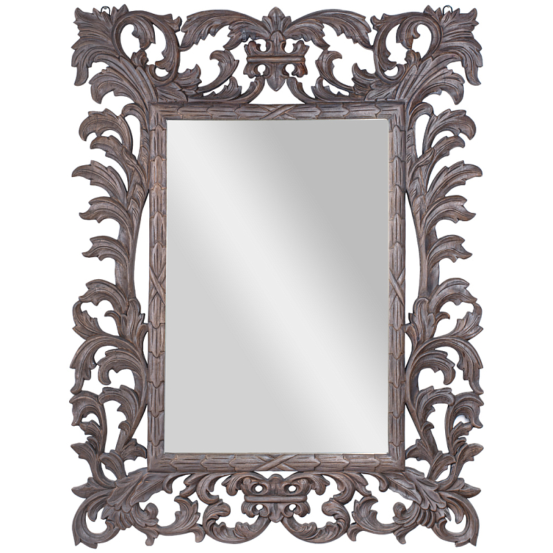 Зеркало Rich Floral Ornament Frame Коричневый винтаж Зеркало Rich Floral Ornament Frame Коричневый винтаж в Челябинске | Loft Concept